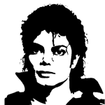 A Michael Jackson fan celebrating his life with other fans