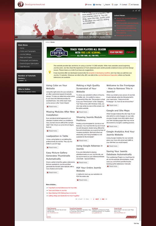 testdevelopment's profile picture. We provide tips and tricks on Joomla for advanced users