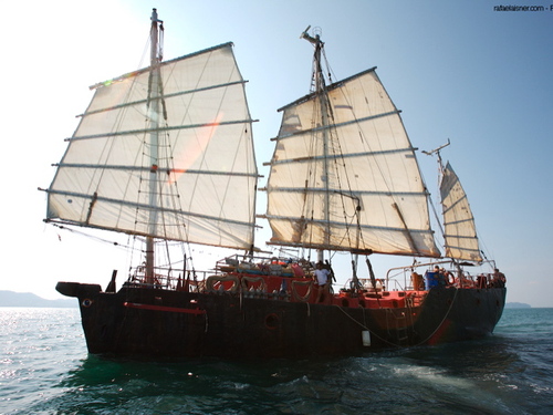 Seafaring base for exploration, art, culture, science & wild adventures - over 40 years, 250,000 nm, now being rebuilt in Spain