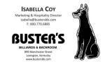 isabellacoy's profile picture. Marketing & Hospitality Director for Buster's Billiards and Backroom
