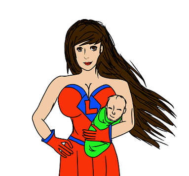 The Amazing Lactating Girl! My alter-ego superhero that fights for mama rights! Mama to Peanut (3/09) and Twig (1/12)!