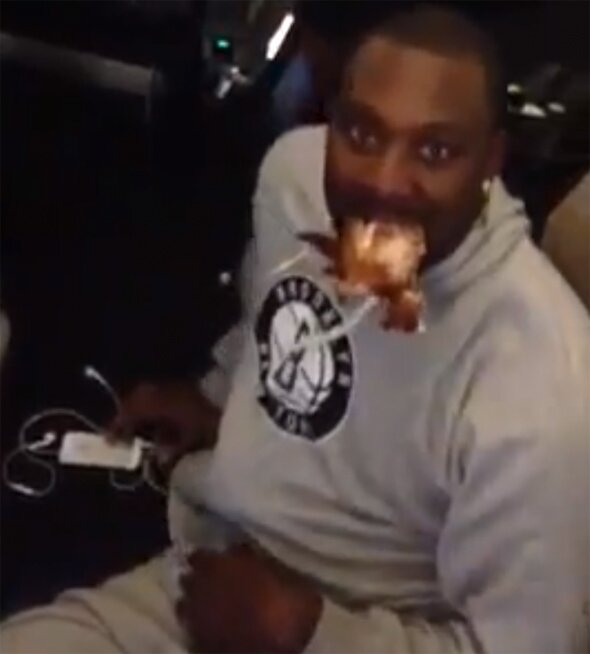 This is the World of Andray Blatche, Yall are just playing in the sand. I drain stepback 20 footers in my sleep. #DRAYDAY #NETS