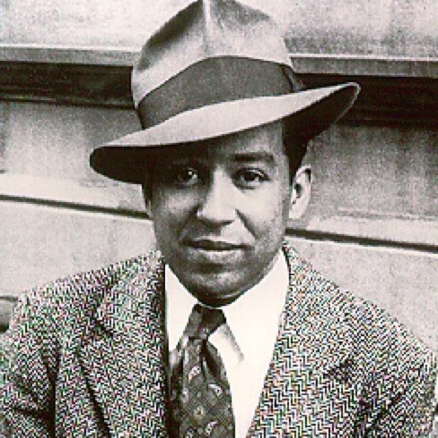 Langston Hughes. Poems and letters. One piece at a time. No great poet has ever been afraid of being himself.