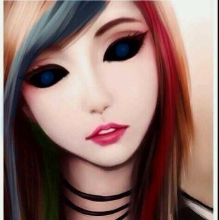 My eyes may be black with little colour but i can still see the red of your blood as it covers my hands. {Emily Grace, 17 , single , alone , punk rock}