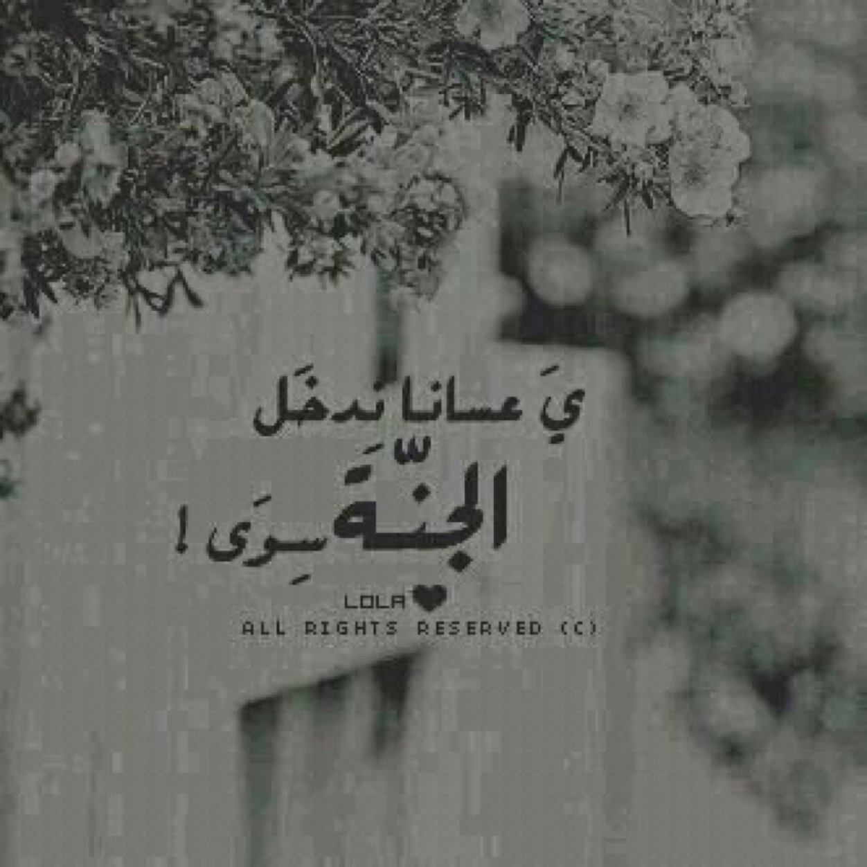 اللهم اغفر لها ذنوبها و اهديها لطَاعتك و اجعلها من أصحاب الجنه يا ربّ العالمين .