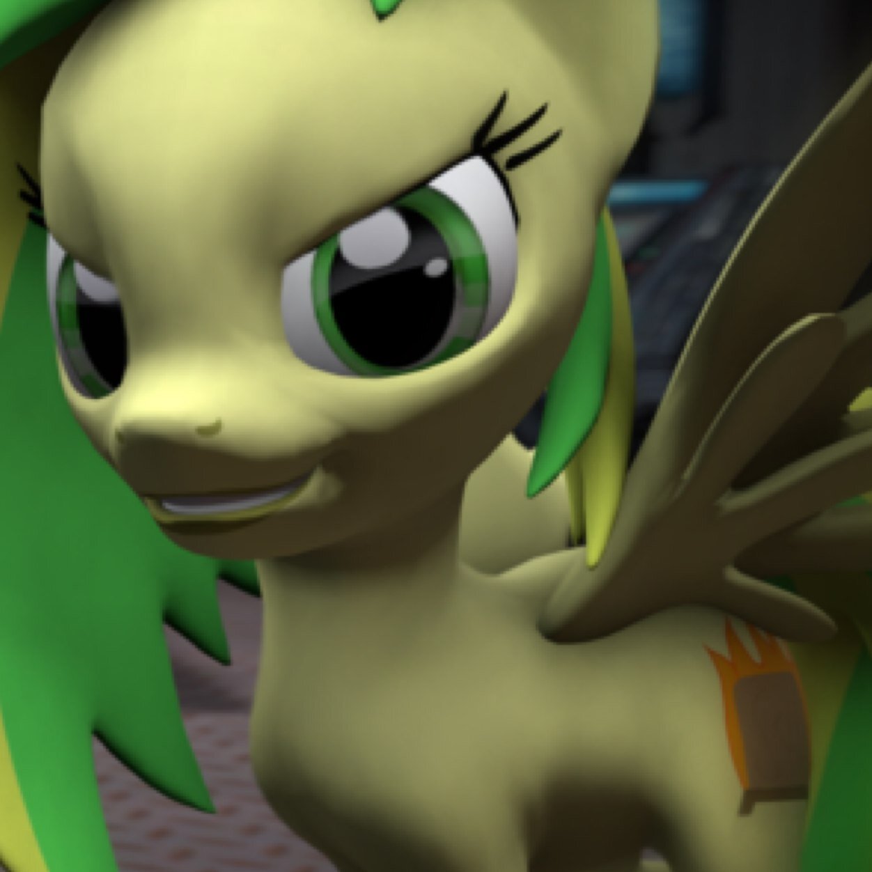 A former worker and chief of staff of the rainbow factory #crushing #single (sfm pony)
