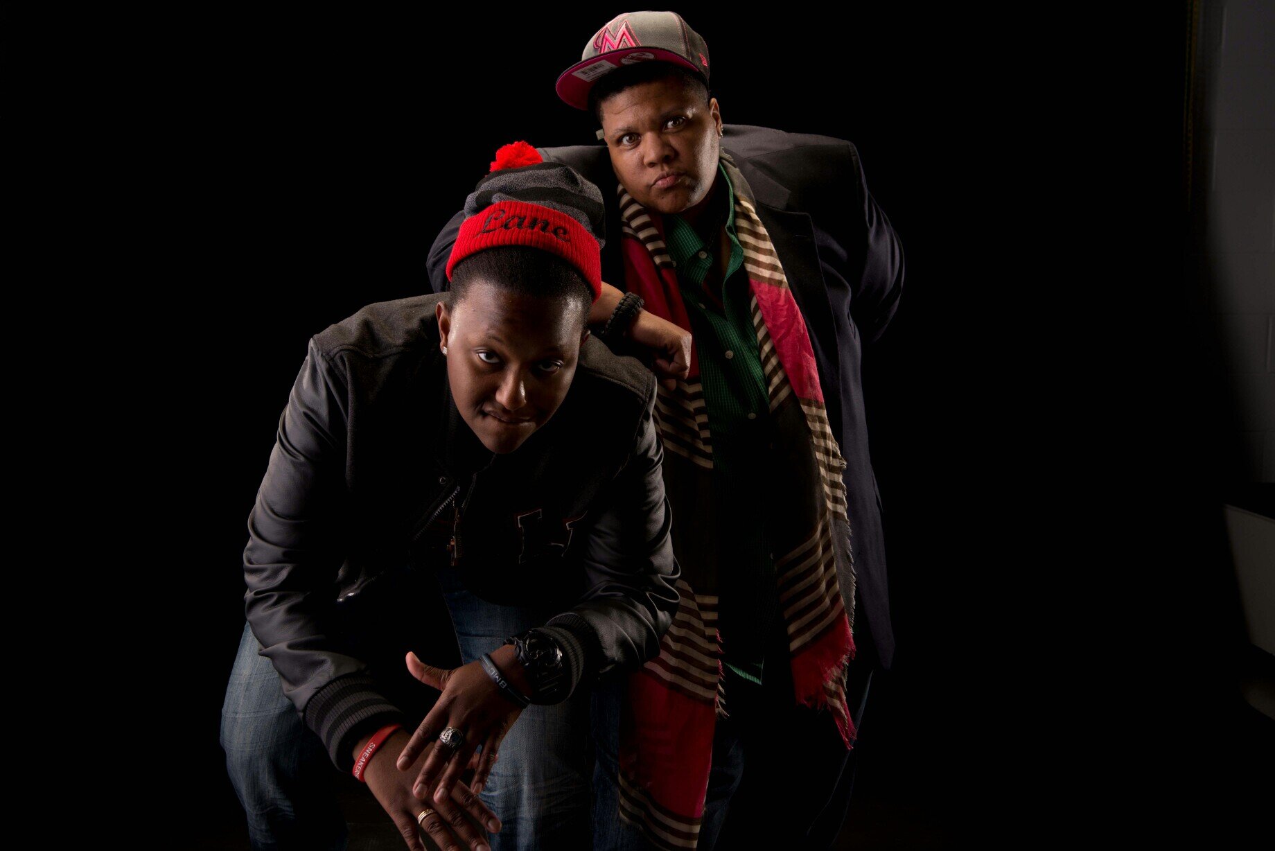 Dynamic female rap duo, fun loving, laid back.  We make good music! Come check us out