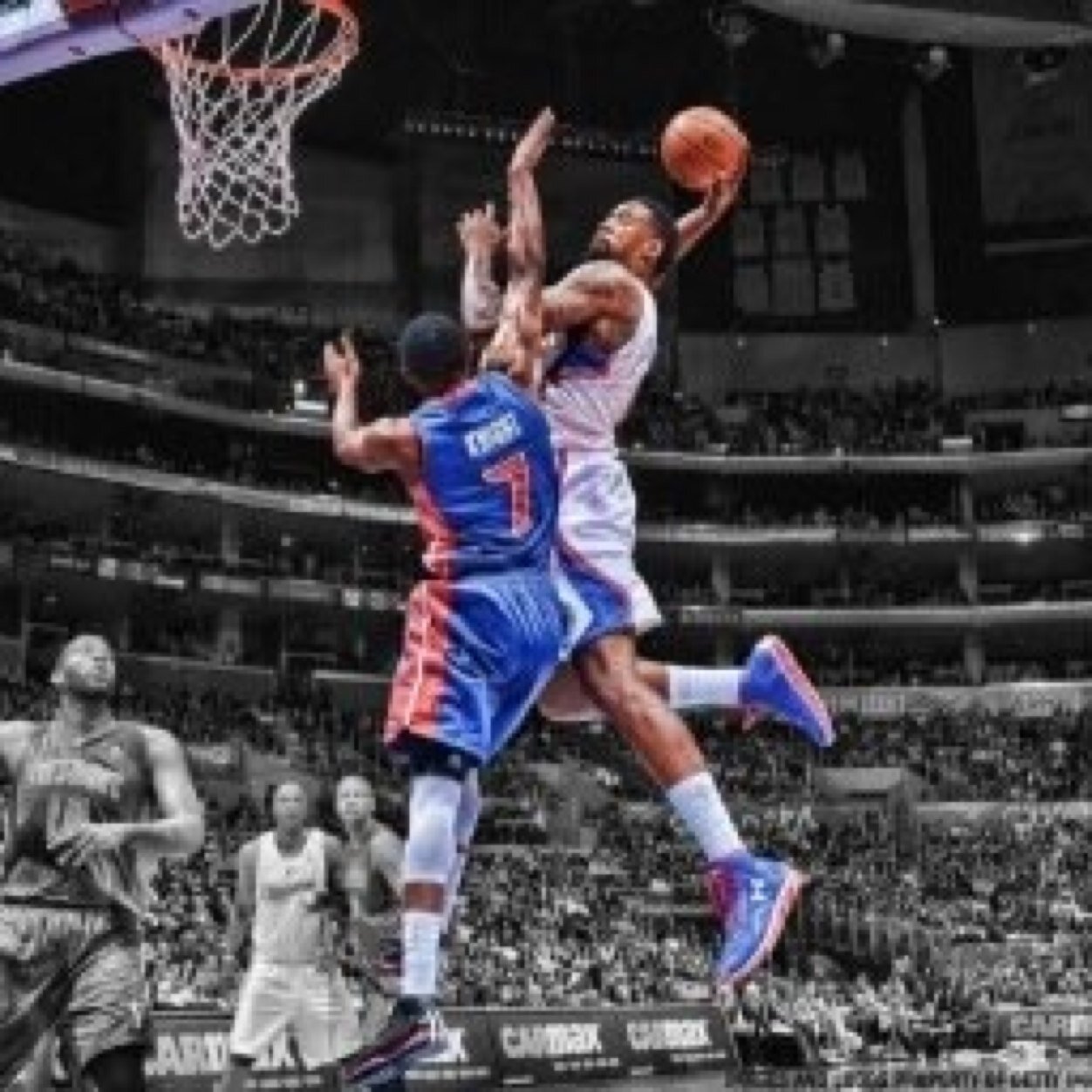 getting dunked