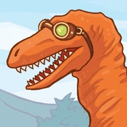 The designers responsible for Velociraptor! Cannibalism!, a board game about penguins and eating your friends. Now available from Game Salute!