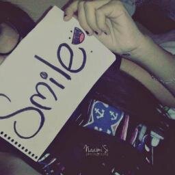 Just smile.