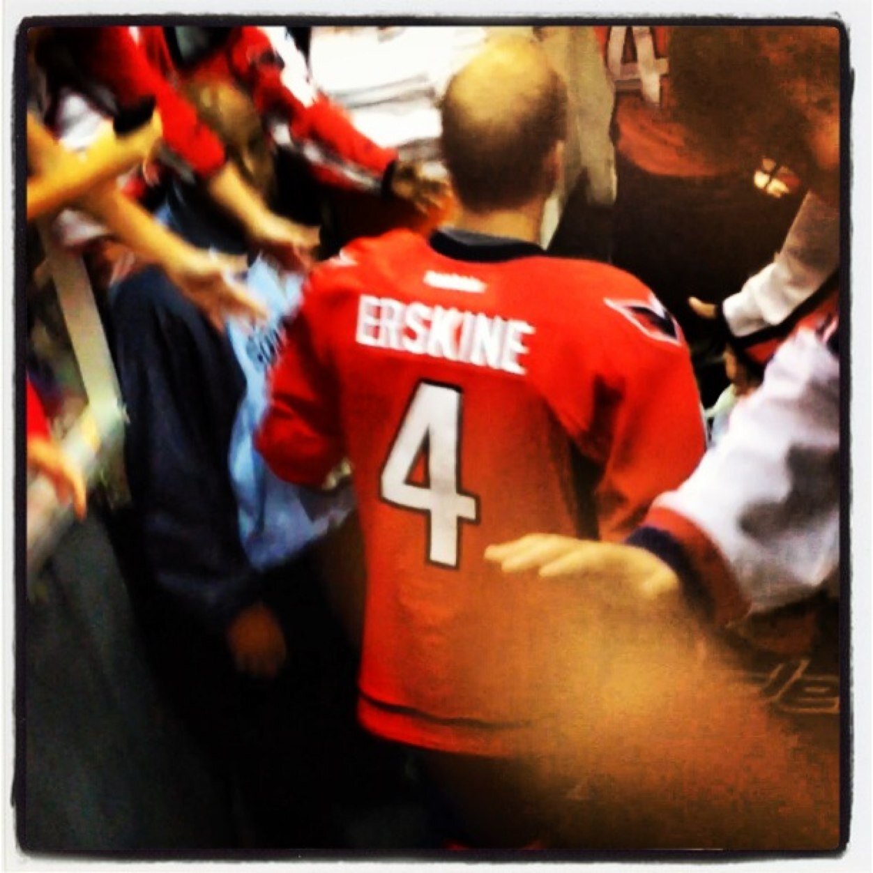 #caps my favorite player is John Erskine.