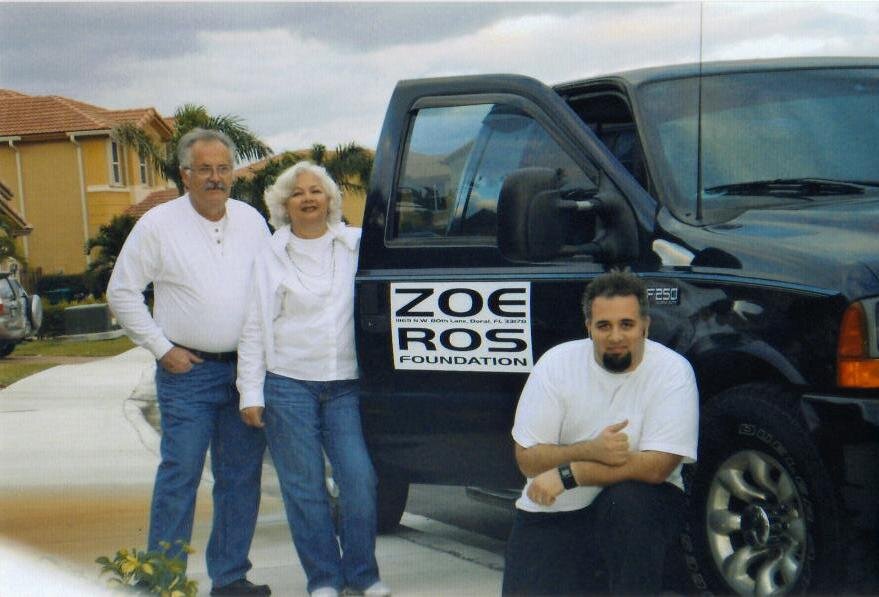 The Zoeros Foundation is a 501(c)(3) non-profit organization collects food, toys, and cash for Miami area families during the holidays.