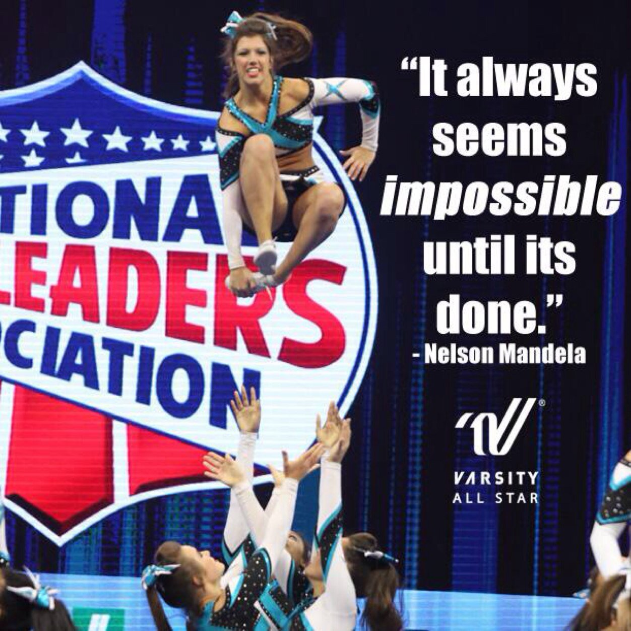 All Star Cheerleaders; We work hard year round, but it pays off when we rock the floor!✨