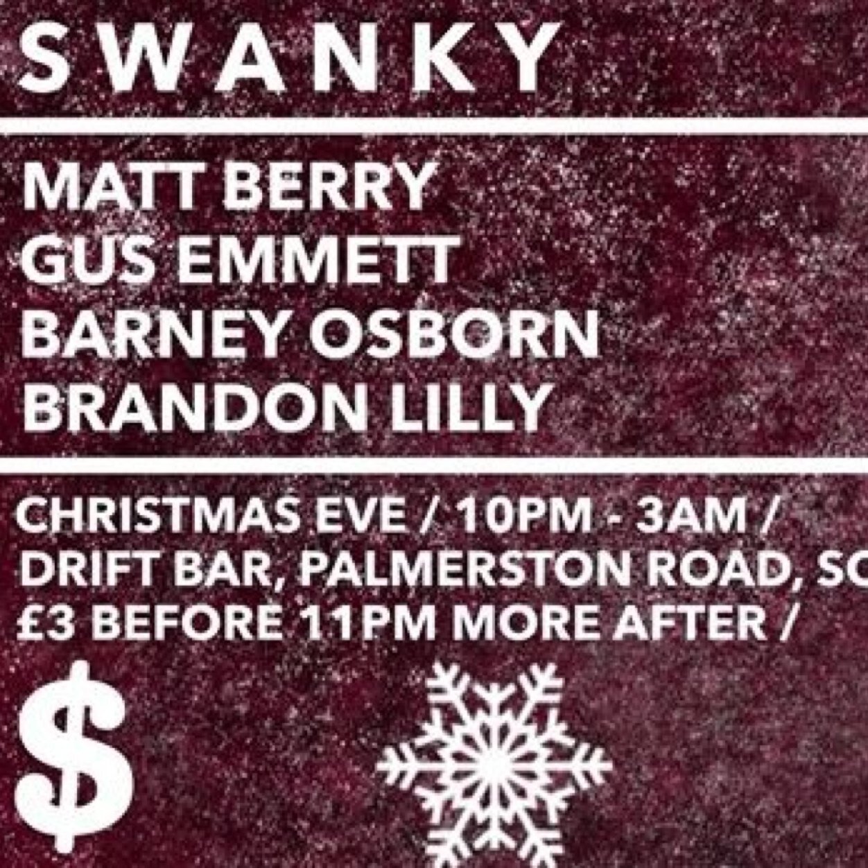 Welcome to Swanky Sessions. The home of the best parties to ever hit Portsmouth. SWANKON PEOPLE