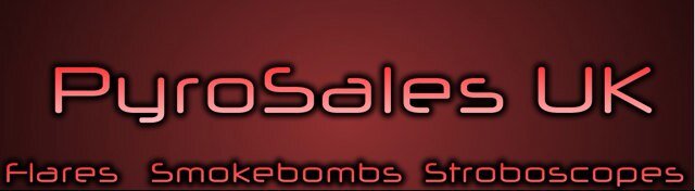 Welcome to Pyro Sales Uk. We sell flares, smoke bombs and stroboscopes - for the cheapest prices in the Uk. We also deliver to Ireland.
