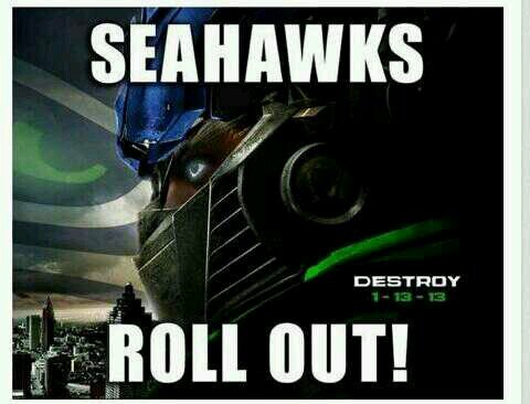 Seahawk fan for life!!  12th man rocking!