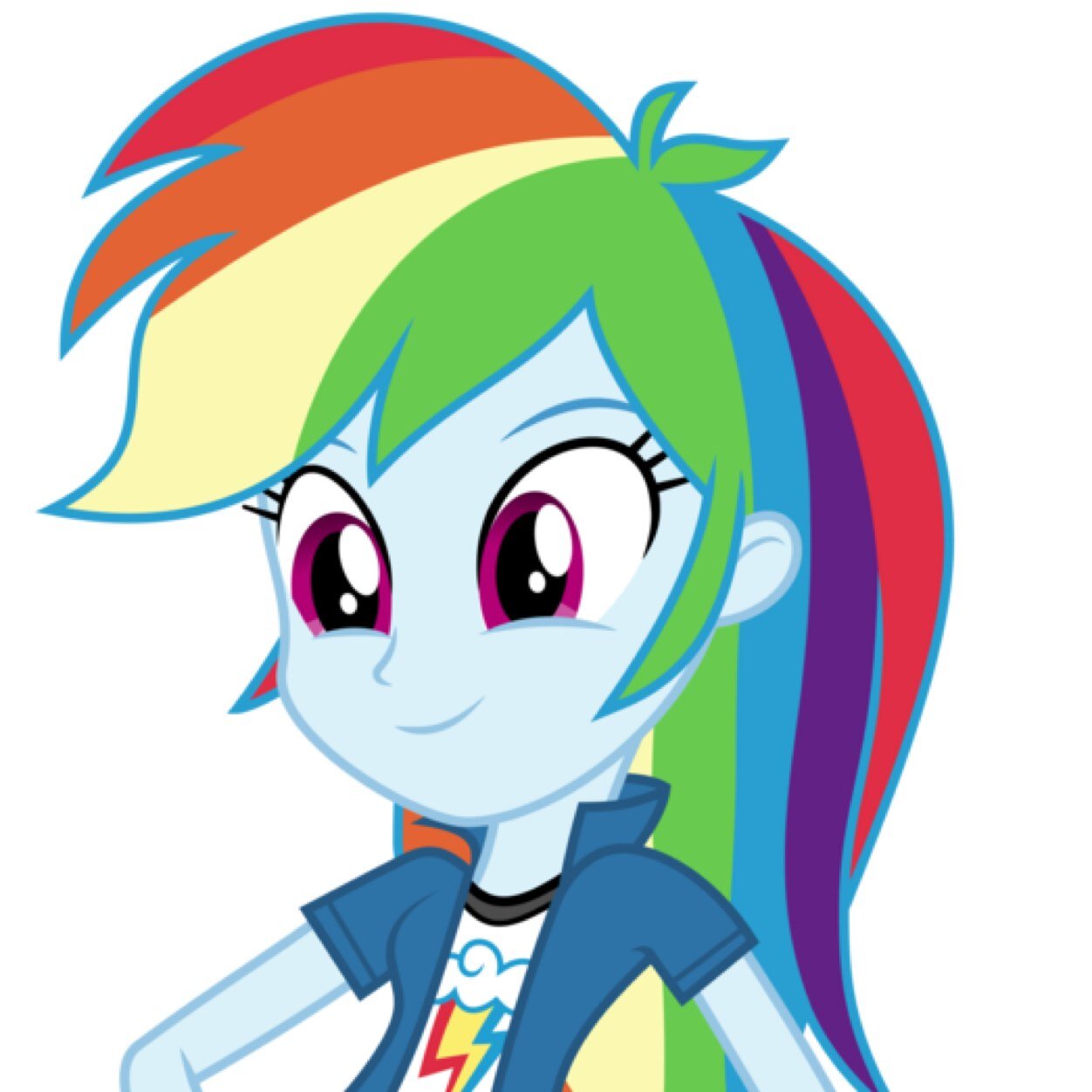 Hey,Im Rainbow Dash,captain of the Canterlot High Soccer Team.
