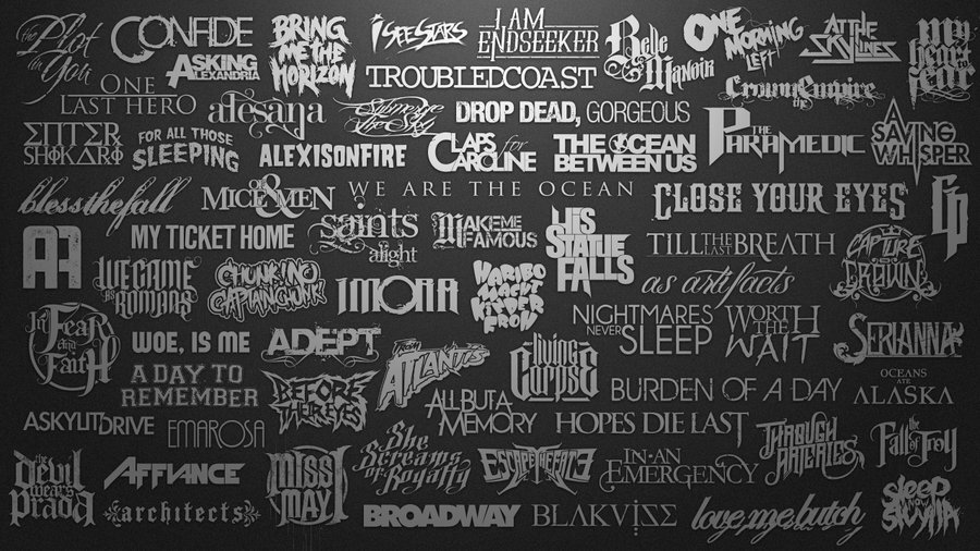 rock, post hardcore, metal, punk, punk rock, alternative rock, melodic hardcore, emo, indie, grunge, metalcore... all this kind of music