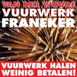 De vuurwerkwinkel in Franeker. In de hal achter v.d. Woude Fietsen. Rubro&Lesli
Het goedkoopste vuurwerk van Nederland.
o.a. DE CHINESE ROL voor maar € 39,95