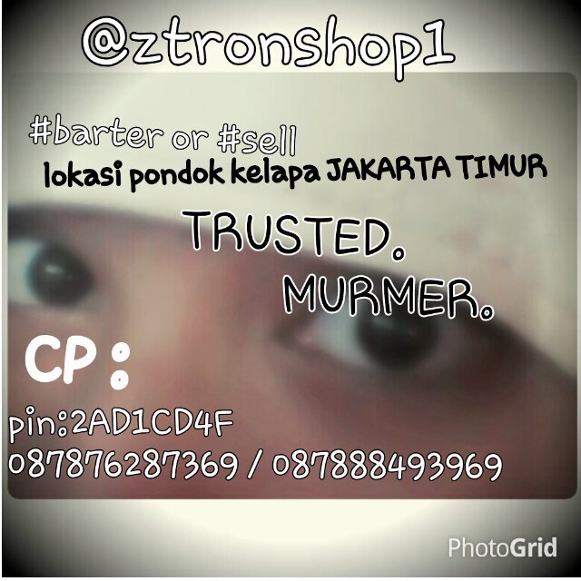 Ztronshop1's profile picture. serius order hubungi CP : 087876287369/pin:2AD1CD4F/line:fardhaniaptr.tanya2?jgn di sms:)Payment by via bank BCA.insyallah trusted.testi?cekfav.happy shopping{}