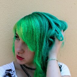 19. Crazy about colorful hair dyes. Tattoo artist in practice. Makeup, bodypaint and fx artist. Art lover above everything. Chocolate addict.