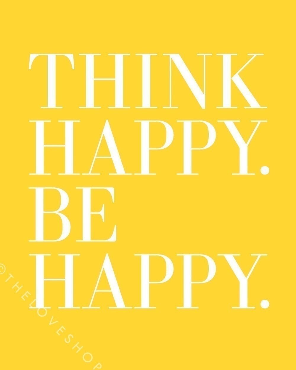 One POSITIVE thought can change your whole day :)