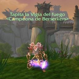 Fuí concebido por el Dios Blizzard, que transformándose, en Árbol en llamas me whispeo  limpiar su tierra de mancos.