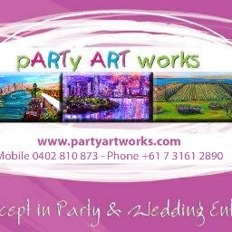 pARTyARTworks's profile picture. Capturing your event in an artwork on canvas with your guests help!