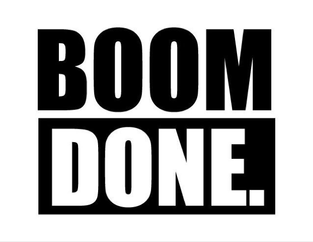 We are Team Boom Done. We build Robots in 3 Days like Boom. Done. Check out our reveal video at http://t.co/A79xsuvmdH !