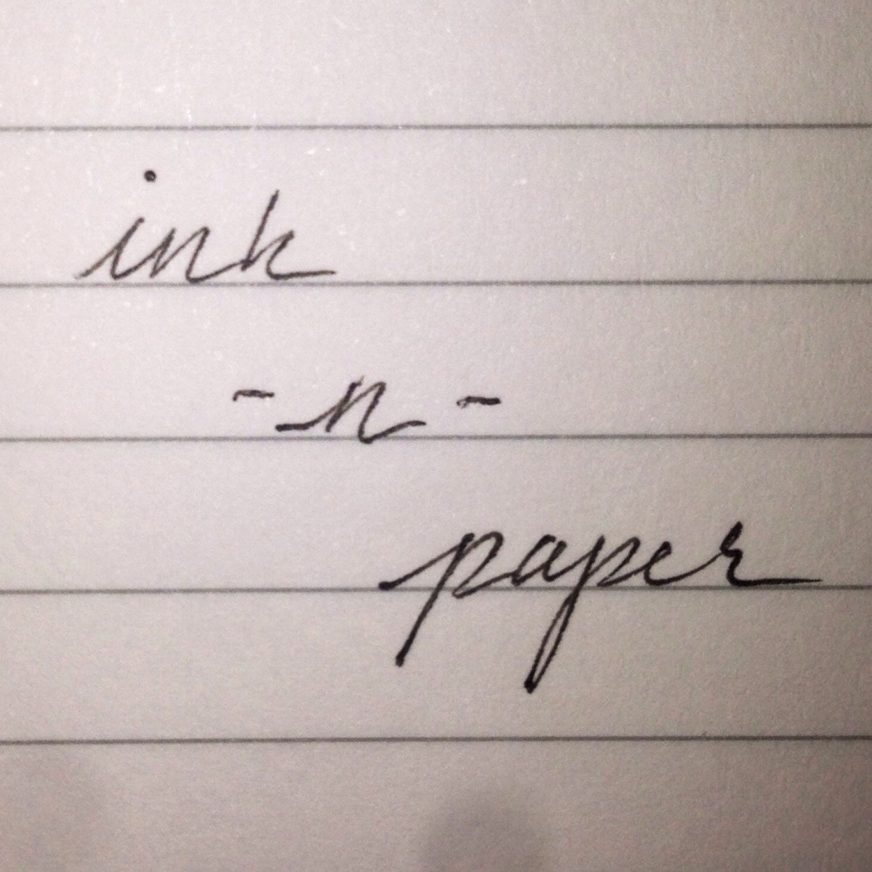 I like to rhyme in cursive