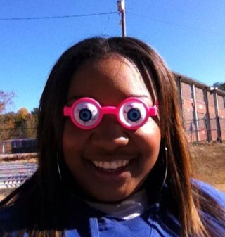 1 happy camper....can't sing...will make up my own words...learned to dance 4 years ago...excited about life!