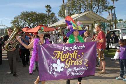 LONG BEACH MARDI GRAS returns to Shoreline Village and Rainbow Harbor on Saturday, March 1 2014!  Let the good times roll!