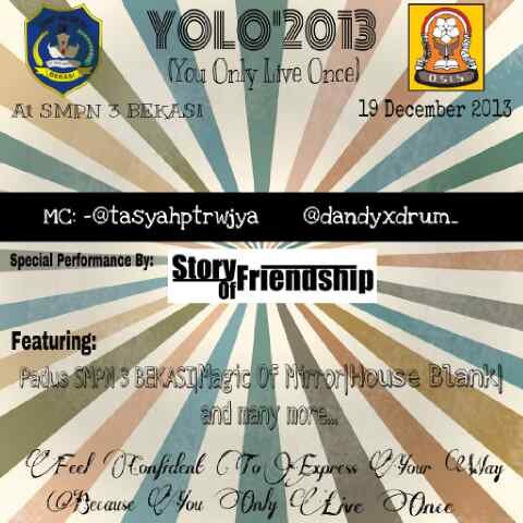 For more information about SMPN 3 Bekasi; YOLO'13