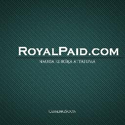 RoyalPaid's profile picture. Nauda klikšķa attālumā!