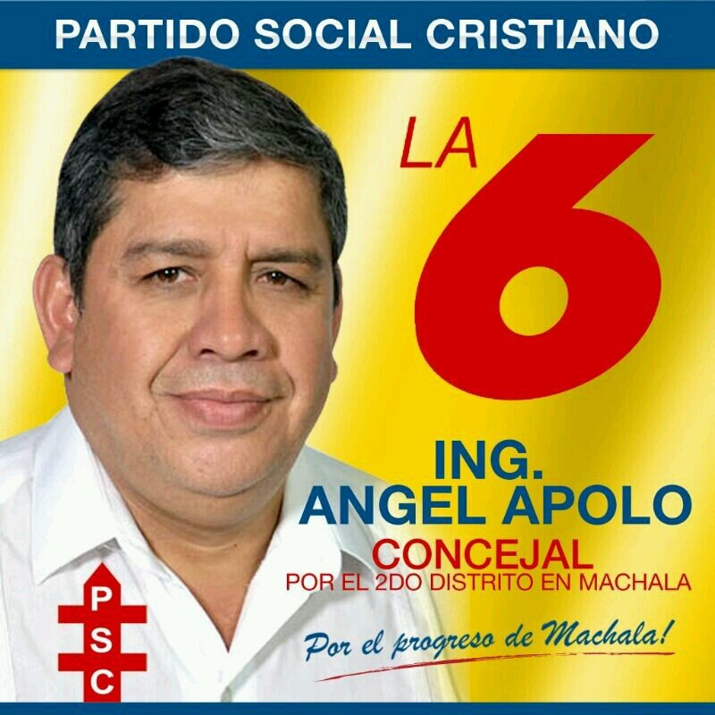 Ing. Comercial, Dirigente Clasista de los Choferes, Concejal de Machala