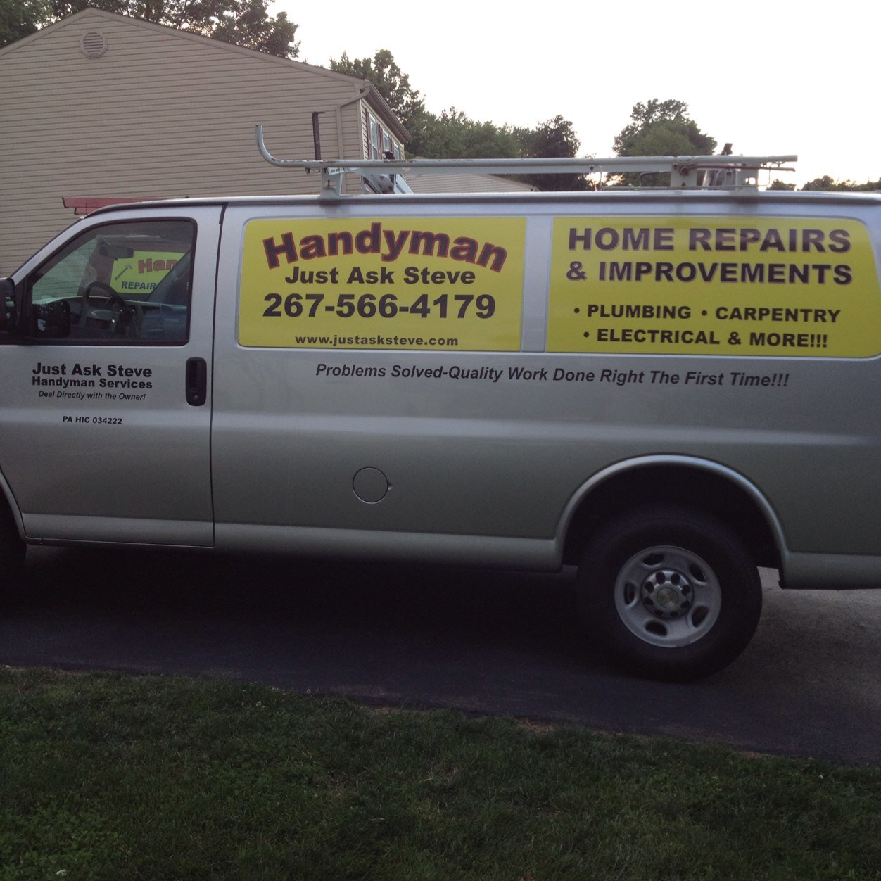 I specialize in repairs and home improvements in Bucks and Eastern Montgomery Counties; Plumbing, Electrical, Carpentry! (267)-566-4179