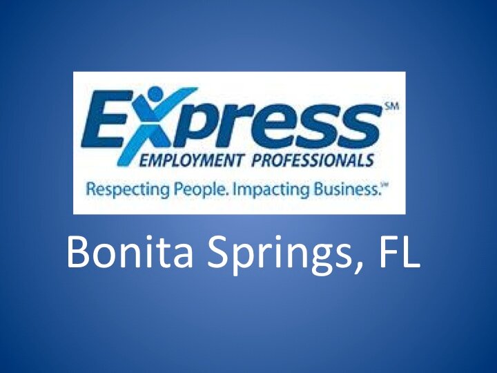Workforce Solutions provider in the Bonita Springs, FL Area #bonitaspringsjobs