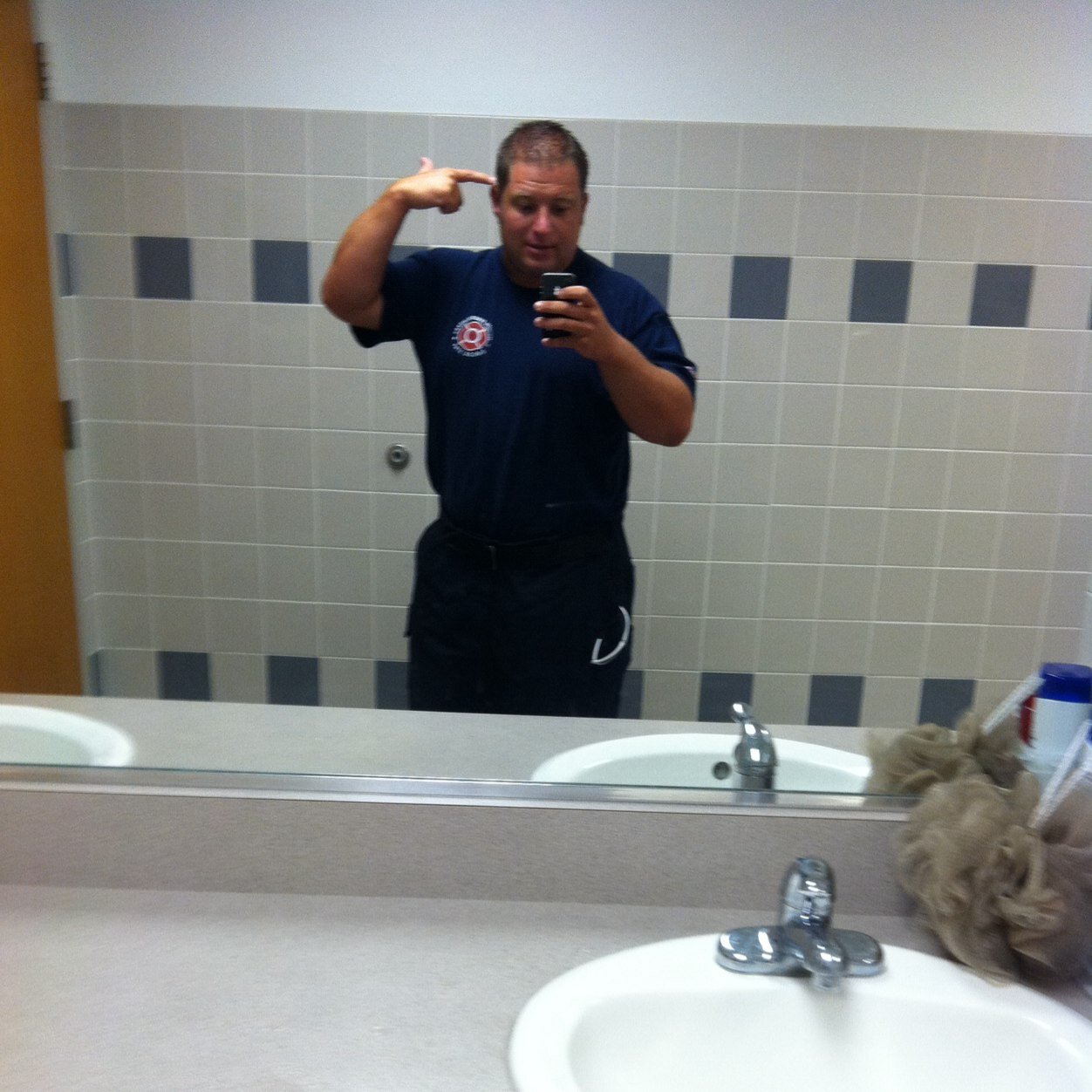 a hardend street thug connecting to his street thug friends ... or a loving husband to my amazing wife and a career firefighter