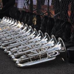 I listen to a lot of drum corps shows and tweet about them.