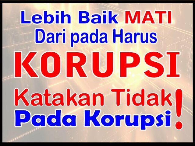 Ekstrakurikuler Anti-Korupsi SMA 17 Medan- Say no to corruption :)