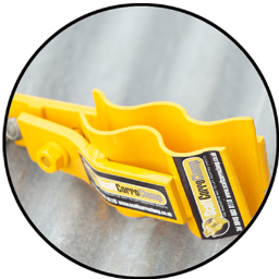 Suppliers of the new and innovative ScaffCorroClamp, the safe and labour saving way to lift corrugated iron sheets.