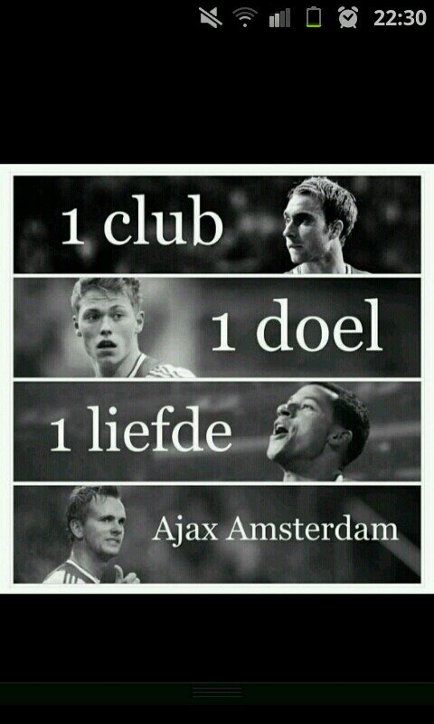 one love ajax amsterdam rood wit