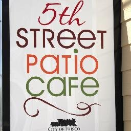 5thStPatioCafe's profile picture. located in downtown Frisco, has a dining experience that provides an uptown feel with home town service.