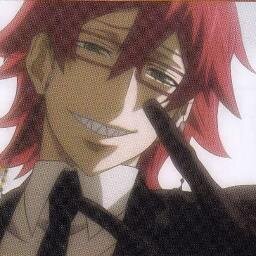 Grell Short Hair Bathed In Red Twitter