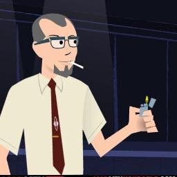 Feral_Steelhead's profile picture. En skrivmaskin, två lådor kubanska cigarrer och en flaska rom.