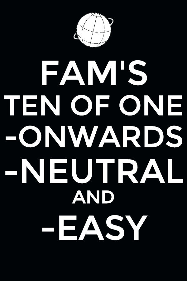 WAFTOO (We Are Fam's Ten of One | TP:2013/2014 | Onwards,Neutral & Easy | Bu Hartati