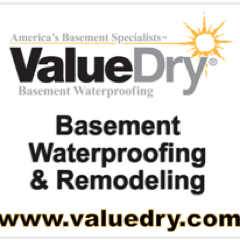 ValueDry_BW's profile picture. Specializing in Basement Waterproofing and Mold Testing. Affordable prices with expert services. Reliable Customer Service. 866-328-2583.