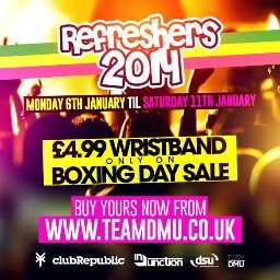 DMURefreshers's profile picture. The Official page for DMU Refreshers week!
