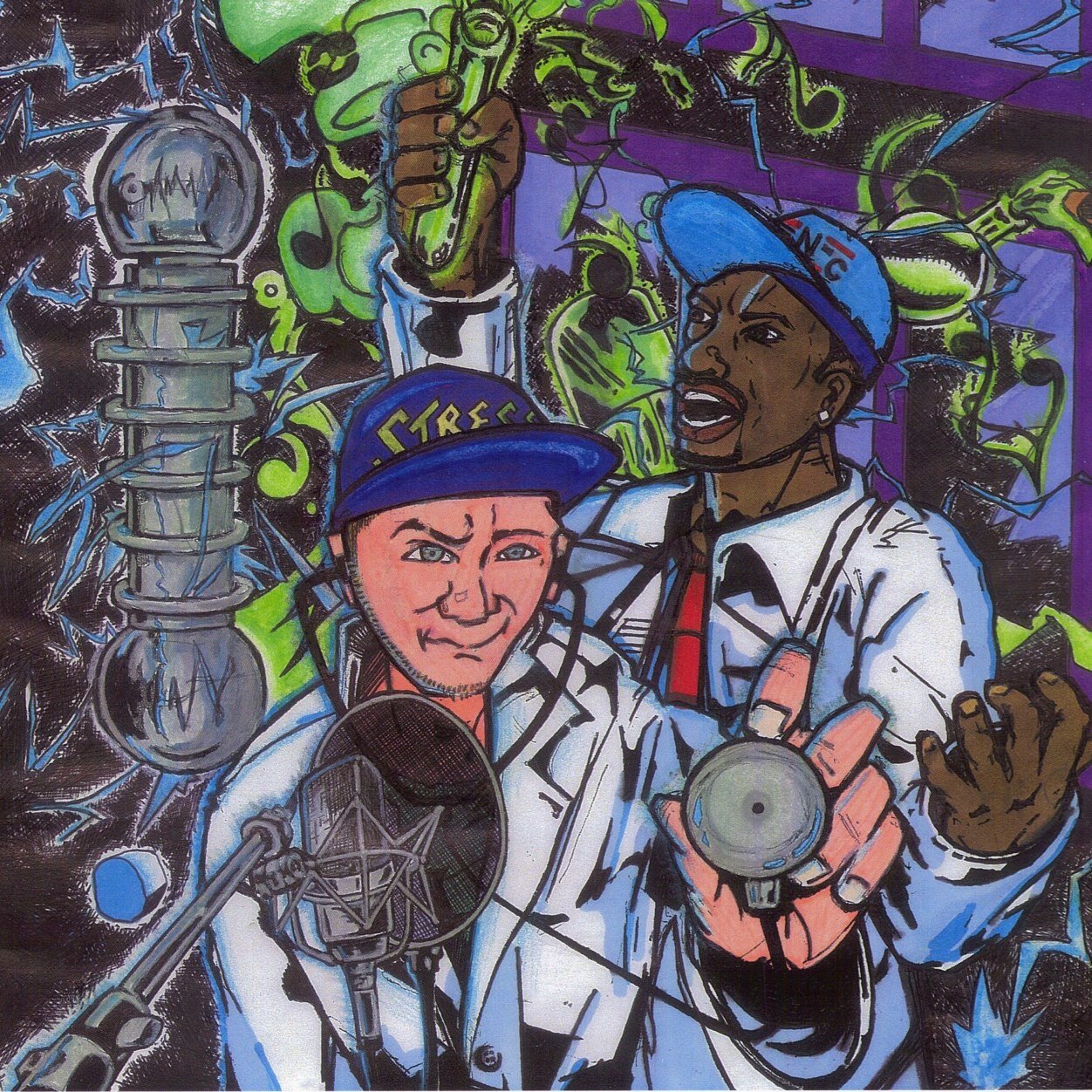 SkoolBoy Entertainment Artist Ken-C & Stress The Mad Hatter As Kentageous Stress Relief