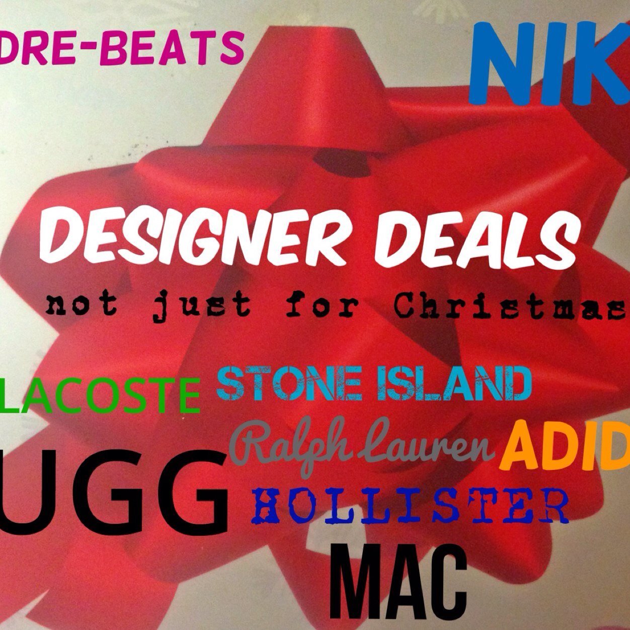 Based in the UK

We post all our products worldwide
There's nothing better than saving on our top branded designer deals All ages, Sizes